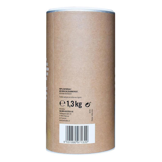 BAD ISCHLER Natursalz Jumbodose 1,3kg feinkörnig