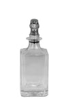 Glasflasche / Glaskaraffe mit Entenkopf
