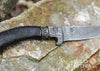 JAGDMESSER mit Gamshorngriff, Damaststahl