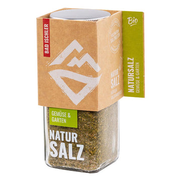 BAD ISCHLER Natursalz Gemüse und Garten 90g im Streuglas