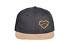 Snapback Cap mit Holzmotiv aus upcycling Holz gelasert - i love mountains
