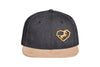 Snapback Cap mit Holzmotiv aus upcycling Holz gelasert - i love horses