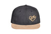 Snapback Cap mit Holzmotiv aus upcycling Holz gelasert - i love motocross
