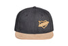 Snapback Cap mit Holzmotiv aus upcycling Holz gelasert - i love stand-up-paddling