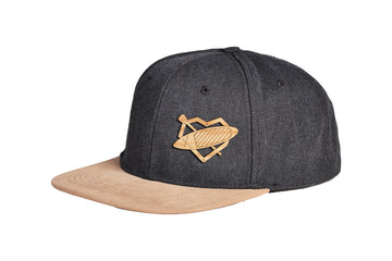 Snapback Cap mit Holzmotiv aus upcycling Holz gelasert - i love stand-up-paddling