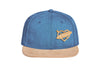 Snapback Cap mit Holzmotiv aus upcycling Holz gelasert - i love stand-up-paddling