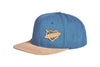 Snapback Cap mit Holzmotiv aus upcycling Holz gelasert - i love stand-up-paddling