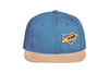 Snapback Cap mit Holzmotiv aus upcycling Holz gelasert - i love sup