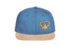 Snapback Cap mit Holzmotiv aus upcycling Holz gelasert - i love bonefire