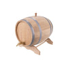 Holzfass 10 l aus Eiche mit Messing-Zapfhahn auf Untergestell