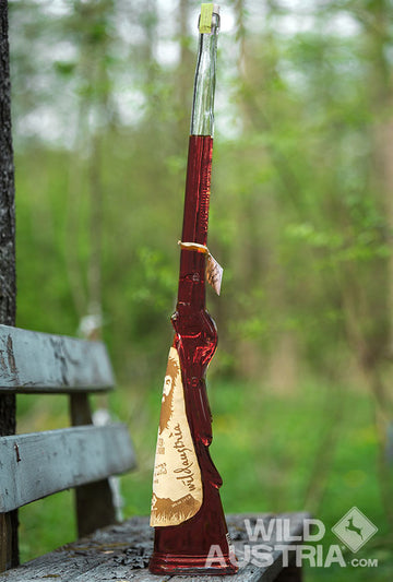 WILDAUSTRIA Kirsch/Nuss-Edellikör Glasgewehr 1,5l