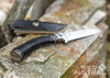 JAGDMESSER mit Gamshorngriff, Sensenstahl