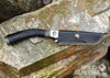 JAGDMESSER mit Gamshorngriff, Sensenstahl