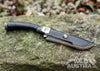 JAGDMESSER mit Gamshorngriff, Sensenstahl