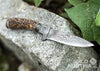 JAGDMESSER mit Hirschhorngriff, Damaststahl
