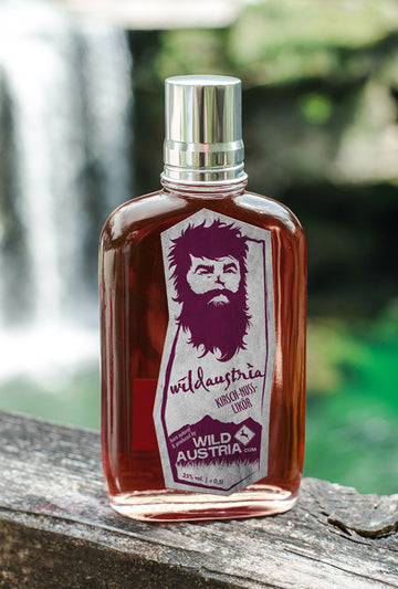 WILDAUSTRIA Kirsch-Nuss-Edellikör Flachmann 0,2l