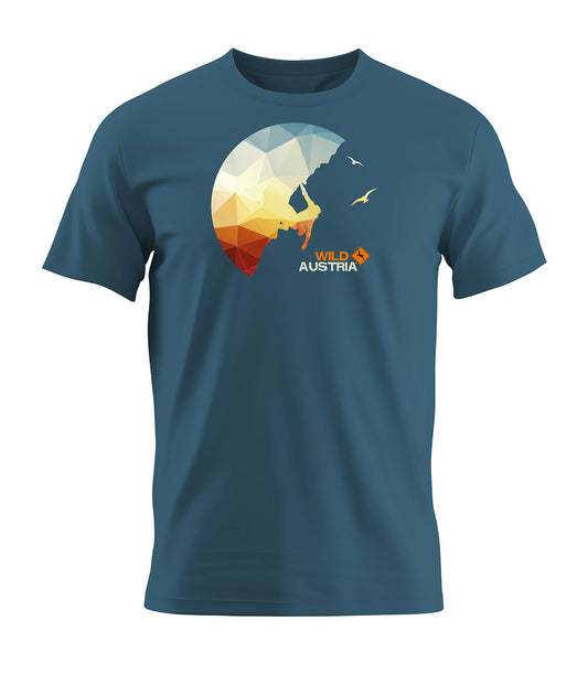 Organic T-Shirt "FREE CLIMB" Herren